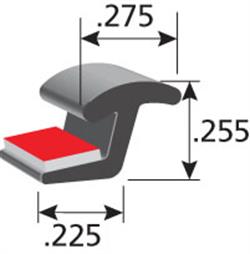 Fender Flare Trim installs with 3M Automotive grade tape between flare and body to protect from rocks and debris